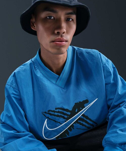 NIKE(ナイキ)の「ナイキ スポーツウェア メンズ ウィンドシャツ / Nike Sportswear Men's Wind Shirt IM7591-499 Star Blue(ジャージ・メンズ・ブルー系その他・XL/L/2XL/S/M)」の8枚目の写真