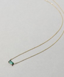 ieLS（イエルズ）の「金属アレルギー対応「ieLS」ステンレス　CZスクエアネックレス（ネックレス）」