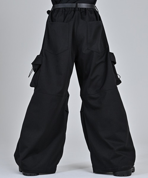 TR 3D volume wide cargo pants / TR 3D ボリューム ワイド カーゴ