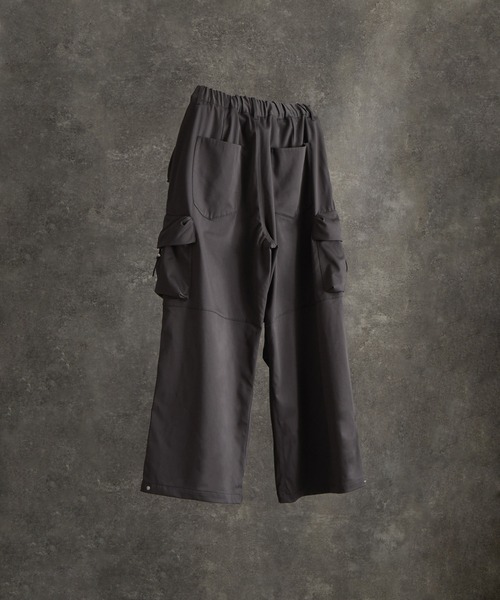 TR 3D volume wide cargo pants / TR 3D ボリューム ワイド カーゴ