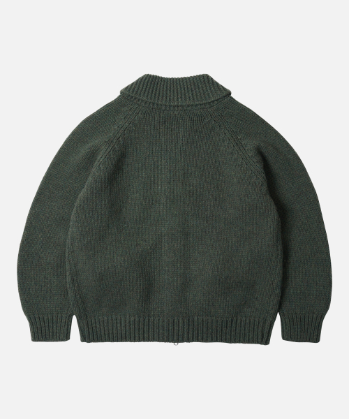 FRIZMWORKS(フリズムワークス)の「HEAVY COWICHAN ZIP UP CARDIGAN _ FOREST GREEN(カーディガン/ボレロ・メンズ・その他・LARGE/X-LARGE/SMALL/MEDIUM)」の3枚目の写真