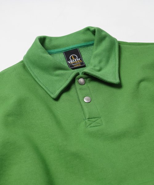 FRIZMWORKS(フリズムワークス)の「BANDING SNAP SWEATSHIRT _ GREEN(スウェット・レディース・その他・MEDIUM/LARGE/X-LARGE)」の3枚目の写真