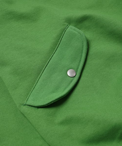 FRIZMWORKS(フリズムワークス)の「BANDING SNAP SWEATSHIRT _ GREEN(スウェット・レディース・その他・MEDIUM/LARGE/X-LARGE)」の4枚目の写真