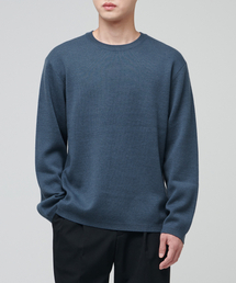 MUSINSA STANDARD（ムシンサスタンダード）の「MINIMAL CREWNECK SWEATER [MIDNIGHT BLUE]（ニット/セーター・メンズ）」