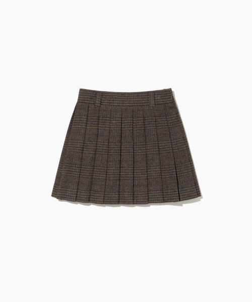 TTUDEMENT(トュードメント)の「CLASSIC WOOL MINI SKIRT BROWN(スカート・レディース・その他・MEDIUM)」の2枚目の写真