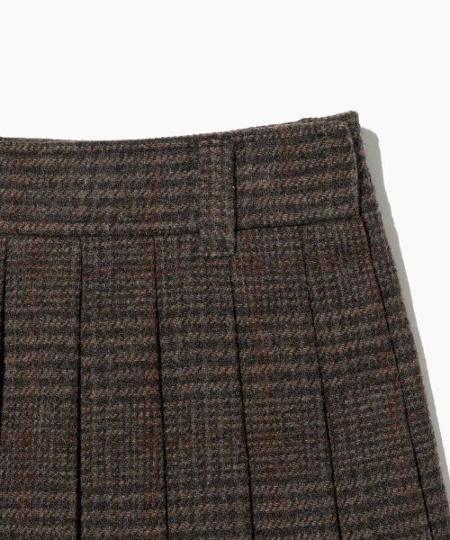 TTUDEMENT(トュードメント)の「CLASSIC WOOL MINI SKIRT BROWN(スカート・レディース・その他・MEDIUM)」の4枚目の写真