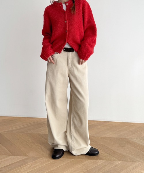 CANAL JEAN(キャナルジーン)の「El mar コーデュロイワイドパンツ(その他パンツ・レディース・クリーム/ブラウン/ベージュ・SMALL/MEDIUM)」の7枚目の写真