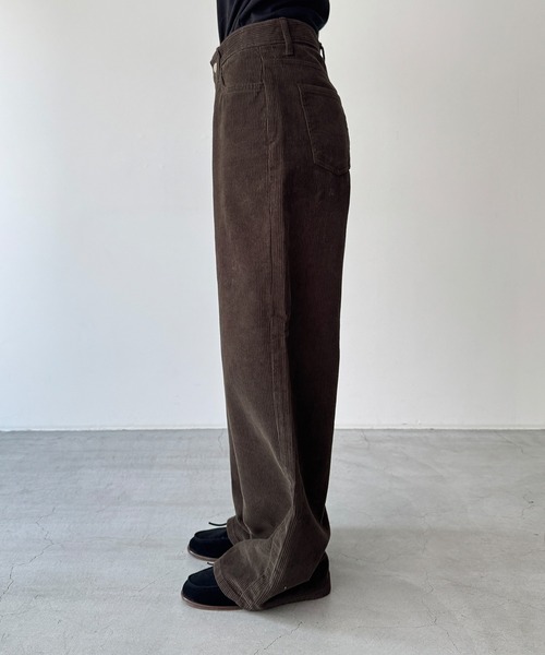 CANAL JEAN(キャナルジーン)の「El mar コーデュロイワイドパンツ(その他パンツ・レディース・クリーム/ブラウン/ベージュ・SMALL/MEDIUM)」の14枚目の写真