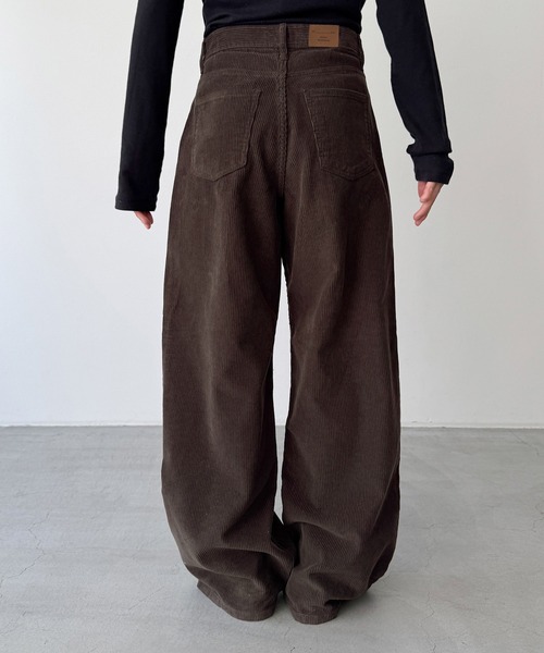 CANAL JEAN(キャナルジーン)の「El mar コーデュロイワイドパンツ(その他パンツ・レディース・クリーム/ブラウン/ベージュ・SMALL/MEDIUM)」の15枚目の写真