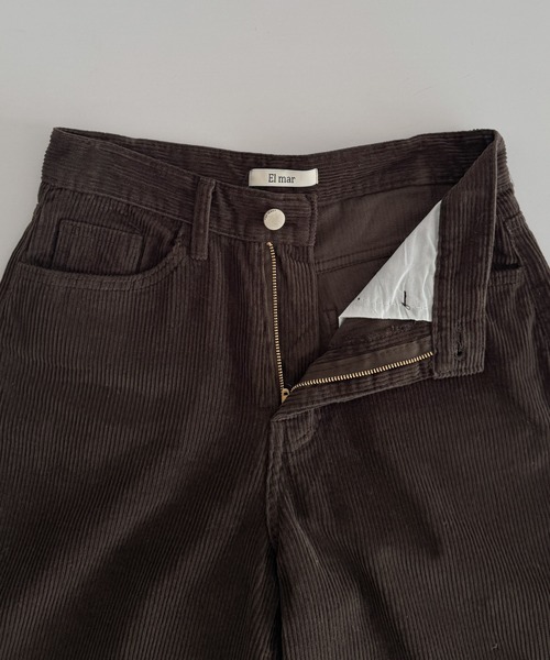 CANAL JEAN(キャナルジーン)の「El mar コーデュロイワイドパンツ(その他パンツ・レディース・クリーム/ブラウン/ベージュ・SMALL/MEDIUM)」の18枚目の写真