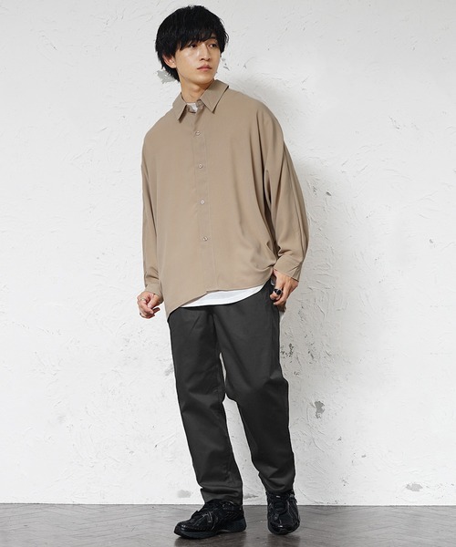 MinoriTY（マイノリティ）の「【MinoriTY】ツイルシェフパンツ（チノパンツ・メンズ・ブラック/カーキ/ベージュ・S/M/L）」の8枚目の写真