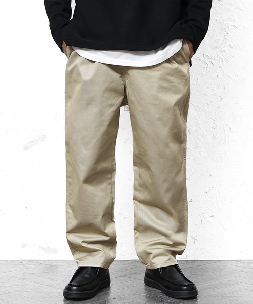 MinoriTY（マイノリティ）の「【MinoriTY】ツイルシェフパンツ（チノパンツ・メンズ・ブラック/カーキ/ベージュ・S/M/L）」の10枚目の写真