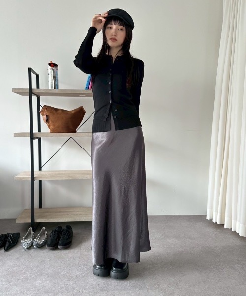 DRWCYS（ドロシーズ）の「ビスチェセットポロトップス（カーディガン/ボレロ・レディース・ブラック/グレー/レッド/アイボリー・FREE）」の18枚目の写真