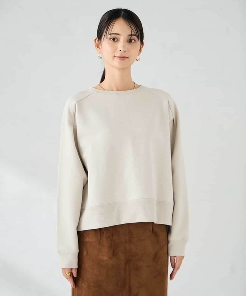 a.v.v（アーヴェヴェ）の「ラメ裏起毛タックスリーブスウェット（スウェット・レディース・グレー系その他/グレー・36/40/38）」の20枚目の写真