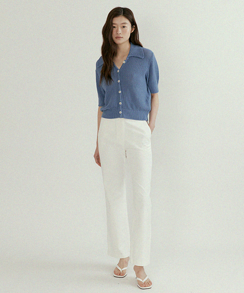 LINGSEOUL(リングソウル)の「button classic cotton pants-ivory(その他パンツ・レディース・その他・SMALL/MEDIUM)」の6枚目の写真