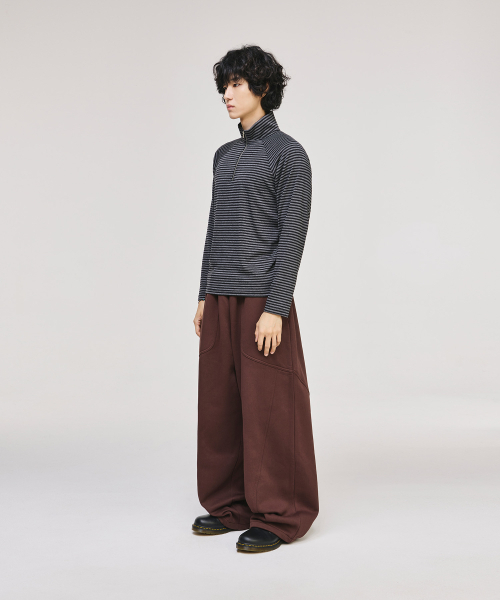 SIGNATURE（シグネチャ）の「パティグカーブド裏起毛トレーニングパンツ[ブラウン]（スウェットパンツ・レディース・その他・MEDIUM/LARGE）」の7枚目の写真