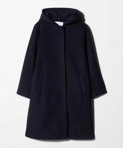 A DAY IN THE LIFE UNITED ARROWS(アデイインザライフユナイテッドアローズ)の「ニットビーバー フーデッド 2WAY コート <A DAY IN THE LIFE>(その他アウター・レディース・ネイビー/ライトグレー/オリーブ/ライトブルー/その他1/その他2・M/S)」の6枚目の写真