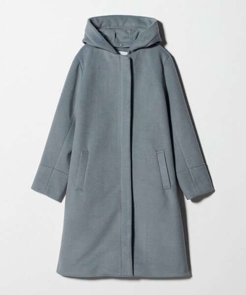 A DAY IN THE LIFE UNITED ARROWS(アデイインザライフユナイテッドアローズ)の「ニットビーバー フーデッド 2WAY コート <A DAY IN THE LIFE>(その他アウター・レディース・ネイビー/ライトグレー/オリーブ/ライトブルー/その他1/その他2・M/S)」の3枚目の写真