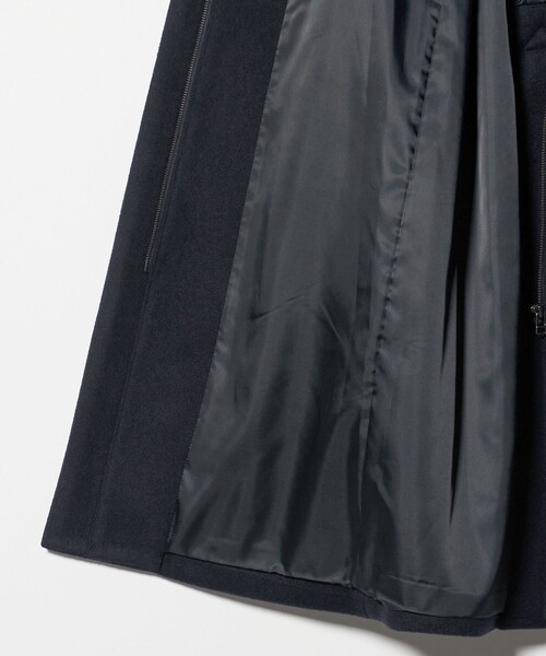 A DAY IN THE LIFE UNITED ARROWS(アデイインザライフユナイテッドアローズ)の「ニットビーバー フーデッド 2WAY コート <A DAY IN THE LIFE>(その他アウター・レディース・ネイビー/ライトグレー/オリーブ/ライトブルー/その他1/その他2・M/S)」の18枚目の写真
