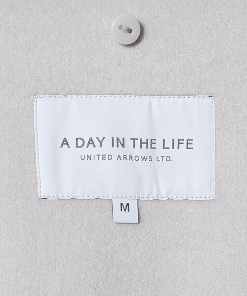 A DAY IN THE LIFE UNITED ARROWS(アデイインザライフユナイテッドアローズ)の「ニットビーバー フーデッド 2WAY コート <A DAY IN THE LIFE>(その他アウター・レディース・ネイビー/ライトグレー/オリーブ/ライトブルー/その他1/その他2・M/S)」の8枚目の写真