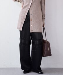 RIVE DROITE | 【à Nice （ア ・ニース）】ピンタックレースパンツ(その他パンツ)