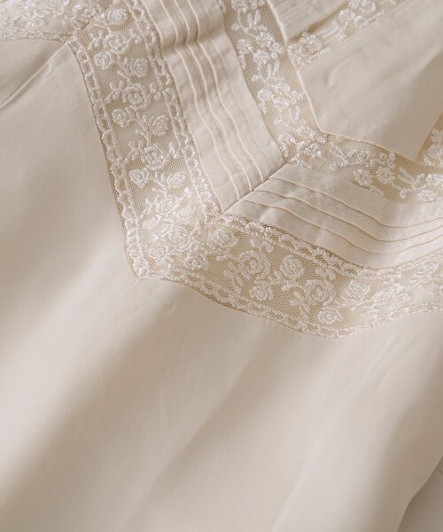 RIVE DROITE（リヴドロワ）の「【à Nice （ア ・ニース）】ピンタックレースパンツ（その他パンツ・レディース・ブラック/アイボリー・38/36）」の14枚目の写真