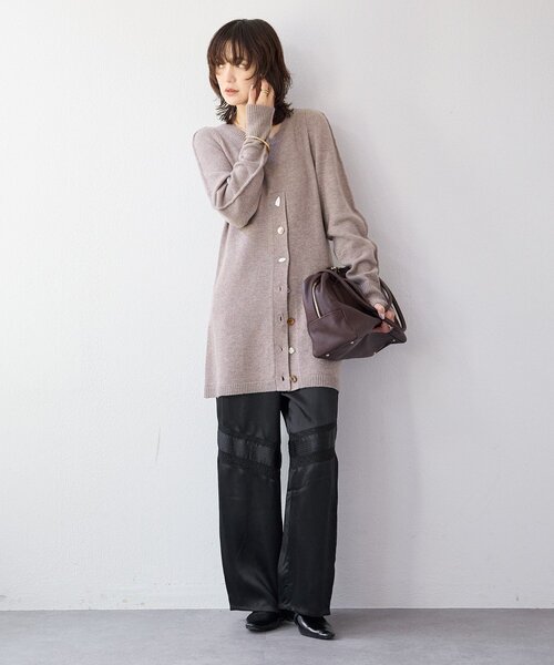 RIVE DROITE（リヴドロワ）の「【à Nice （ア ・ニース）】ピンタックレースパンツ（その他パンツ・レディース・ブラック/アイボリー・38/36）」の15枚目の写真