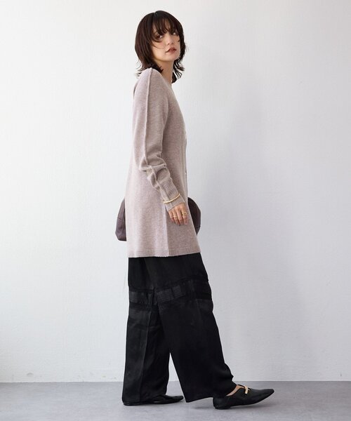 RIVE DROITE（リヴドロワ）の「【à Nice （ア ・ニース）】ピンタックレースパンツ（その他パンツ・レディース・ブラック/アイボリー・38/36）」の17枚目の写真