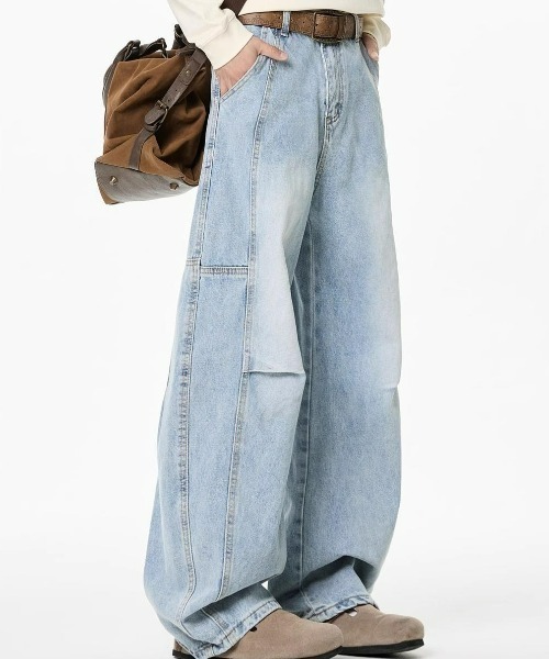 REBALANCE(リバランス)の「レトロワイドデニムパンツ(デニムパンツ・メンズ・B/A・X-LARGE/LARGE/MEDIUM)」の4枚目の写真