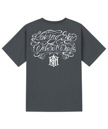 KTG0019 チカノレタリング 半袖Tシャツ - グレー