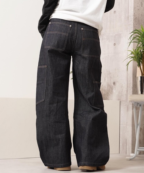 BELVET リジットデニム　ブラック　デニムパンツ Lサイズ BELVET リジットデニム ブラック デニムパンツ Lサイズ BELVET