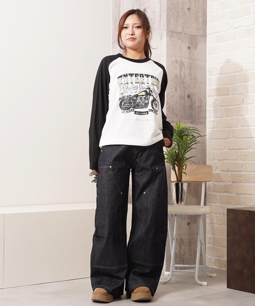 1111clothing(ワンフォークロージング)の「リジットデニム ダブルニー バレルレッグパンツ / Rigid Denim Double Knee Barrel Leg Pants(デニムパンツ・メンズ・インディゴブルー・M/L/XL)」の9枚目の写真