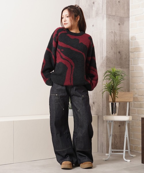 1111clothing(ワンフォークロージング)の「リジットデニム ダブルニー バレルレッグパンツ / Rigid Denim Double Knee Barrel Leg Pants(デニムパンツ・メンズ・インディゴブルー・M/L/XL)」の11枚目の写真