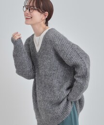 Cutie Blonde（キューティーブロンド）の「ふわふわタッチ Vネックニットチュニック（チュニック）」