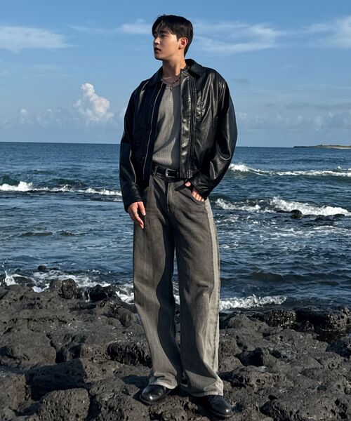 BOWLOW PRODUCT（バウロープロダクト）の「リブロゴスリーブレス[グレー]（Tシャツ/カットソー・メンズ・その他・LARGE/MEDIUM/X-LARGE）」の11枚目の写真
