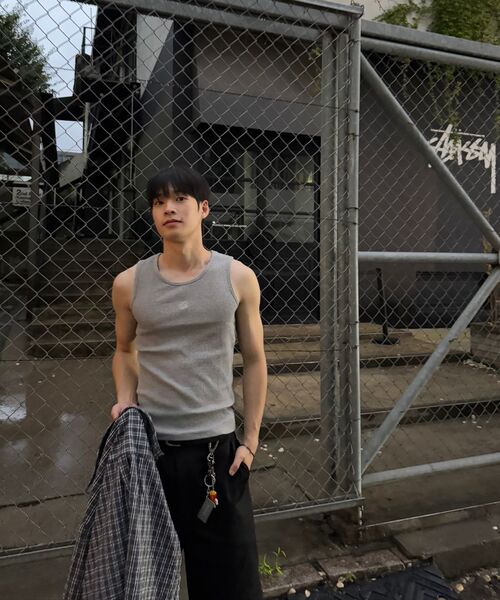 BOWLOW PRODUCT（バウロープロダクト）の「リブロゴスリーブレス[グレー]（Tシャツ/カットソー・メンズ・その他・LARGE/MEDIUM/X-LARGE）」の19枚目の写真