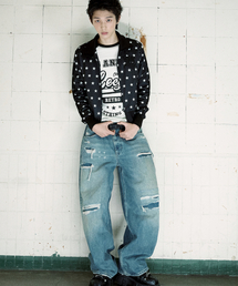 LECYTO（レシト）の「Fever Star Track Zip-Up Jacket_[Black]（ナイロンジャケット）」