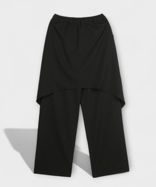 ASCLO（エジュクロ）の「ASCLO／シャツレイヤードスラックス（スラックス・メンズ・その他1/ブラック・MEDIUM/LARGE）」の20枚目の写真