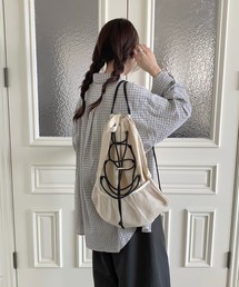 Anchor Smith（アンカー スミス）の「【NuNuNa】ドローコードメッシュポケットナップサック（バックパック/リュック）」