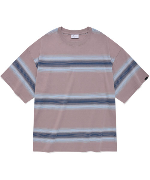 COVERNAT(カバーナット)の「グラデーションストライプTシャツベージュ(Tシャツ/カットソー・レディース・その他・X-LARGE/SMALL/MEDIUM/LARGE)」の1枚目の写真
