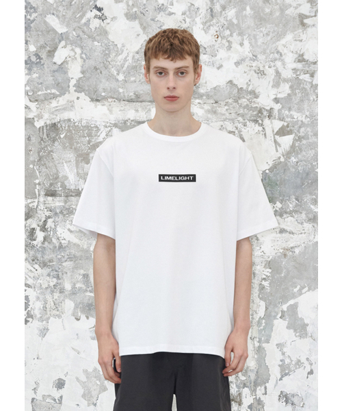LIMELIGHT APPAREL(ライムライトアパレル)の「アパレルボックスロゴTシャツ(ホワイト/ブラック)(Tシャツ/カットソー・メンズ・その他・SMALL/MEDIUM/LARGE/X-LARGE)」の1枚目の写真