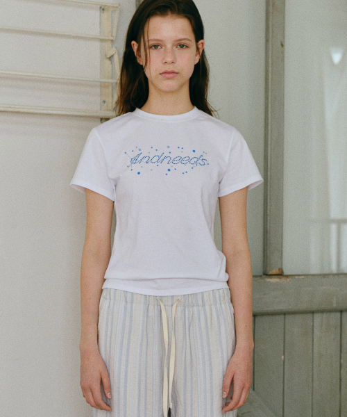 ANDNEEDS（アンドニーズ）の「Starlight half tee (white)（Tシャツ/カットソー・レディース・その他・FREE）」の3枚目の写真