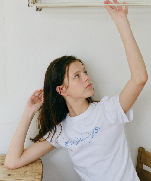 ANDNEEDS（アンドニーズ）の「Starlight half tee (white)（Tシャツ/カットソー・レディース・その他・FREE）」の4枚目の写真