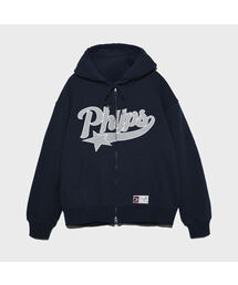 PHYSICAL DEPARTMENT（フィジカル デパートメント）の「スターテールフード集業_ネイビー（パーカー）」