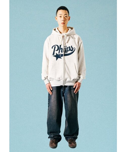 PHYSICAL DEPARTMENT（フィジカル デパートメント）の「スターテールフード集業_ネイビー（パーカー・レディース・その他・SMALL/MEDIUM/LARGE/X-LARGE）」の6枚目の写真