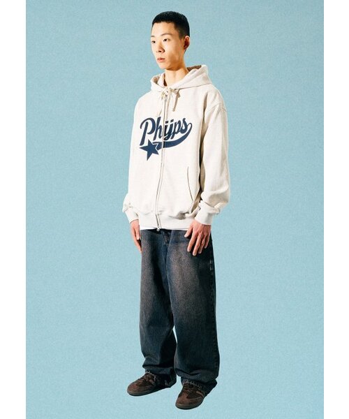 PHYSICAL DEPARTMENT（フィジカル デパートメント）の「スターテールフード集業_ネイビー（パーカー・レディース・その他・SMALL/MEDIUM/LARGE/X-LARGE）」の7枚目の写真