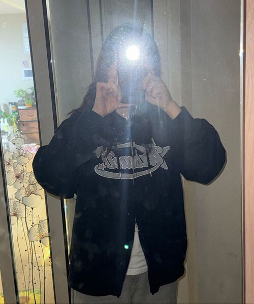 PHYSICAL DEPARTMENT（フィジカル デパートメント）の「スターテールフード集業_ネイビー（パーカー・レディース・その他・SMALL/MEDIUM/LARGE/X-LARGE）」の10枚目の写真