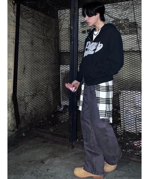 PHYSICAL DEPARTMENT（フィジカル デパートメント）の「スターテールフード集業_ネイビー（パーカー・レディース・その他・SMALL/MEDIUM/LARGE/X-LARGE）」の15枚目の写真