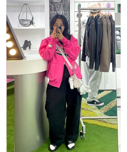 PHYSICAL DEPARTMENT（フィジカル デパートメント）の「スターテールフード集業_ネイビー（パーカー・レディース・その他・SMALL/MEDIUM/LARGE/X-LARGE）」の17枚目の写真