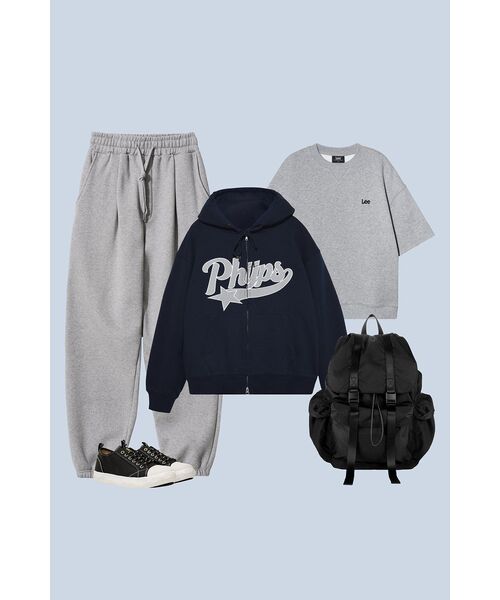 PHYSICAL DEPARTMENT（フィジカル デパートメント）の「スターテールフード集業_ネイビー（パーカー・レディース・その他・SMALL/MEDIUM/LARGE/X-LARGE）」の18枚目の写真